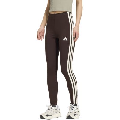Women's adidas Essentials 3-Stripes Leggings Brown KS6286