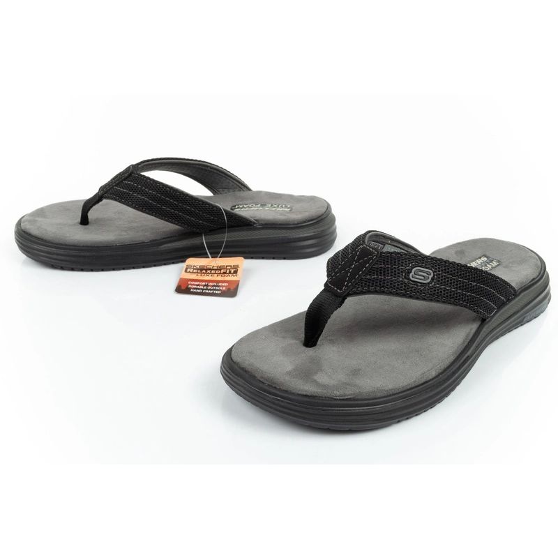 29. Skechers Proven Flip-Flops M 204577 BLK