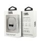 3. Karl Lagerfeld Silicone Choupette Case for AirPods 1/2 Cover - White