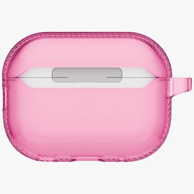 4. Uniq Glase Pro Case for AirPods Pro 3 Lock Case - Transparent Pink