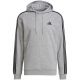 4. Adidas Essentials Fleece 3-Stripes Hoodie M GK9084