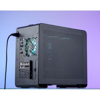 15. Jonsbo U4 Mini Mesh Micro-ATX Case - Black
