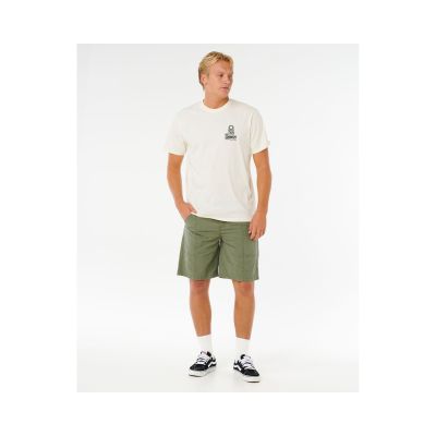 3. RIP CURL Vaporcool Search Stack Tee Men's White