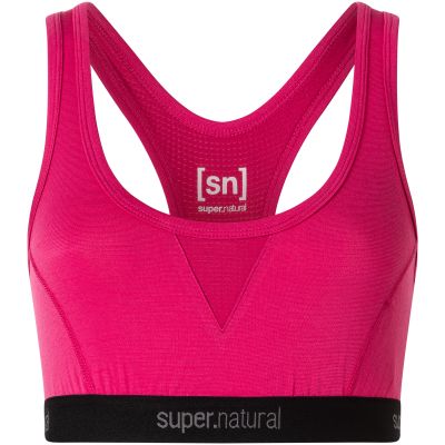 2. Women’s sports bra SUPER.NATURAL W Tundra 220 Semplice Bra, pink
