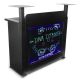3. DJ BOOTH BK - DJ booth table, RGB LED backlit board, remote control, pens, cover
