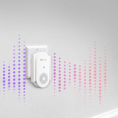 9. EZVIZ CH1 WiFi Smart Doorbell 72dB