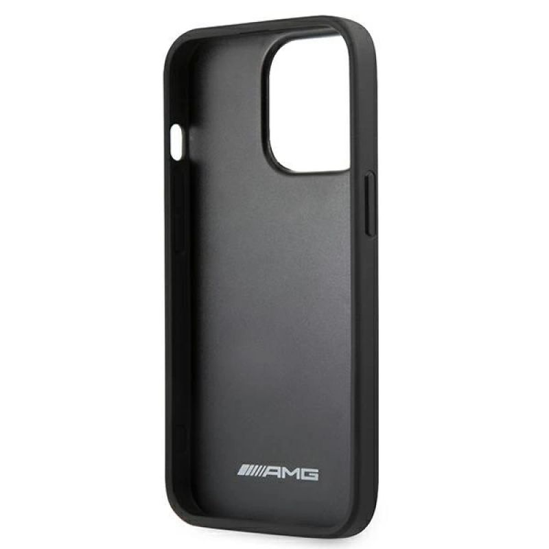7. AMG Leather Hot Stamped Case for iPhone 13 Pro / 13 6.1" - Black