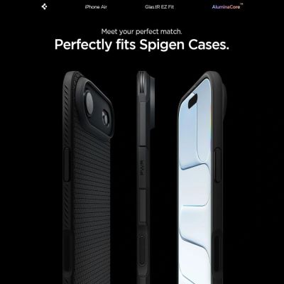 9. Spigen Glas.TR EZ Fit 2-pack tempered glass for iPhone 17 Air - transparent