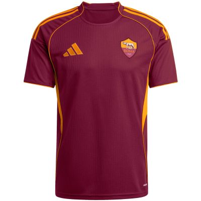 8. Men's adidas AS Roma 25/26 Home Burgundy Jersey JP4184