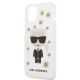6. Karl Lagerfeld Flower Ikonik Karl Case for iPhone 13 mini - Transparent