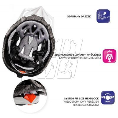 37. Meteor MV29 Drizzle 24715-24717 bicycle helmet