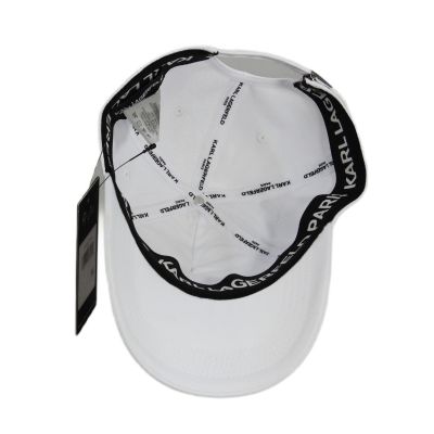 5. Karl Lagerfeld Paris Cap with Strapback Glasses White - L5WH7946-wht