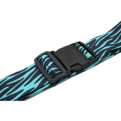 7. UNIVERSAL SECURITY STRAP FOR SUITCASE 180x5CM PROWORLD ZEBRA BLUE