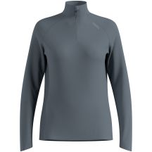 Odlo ESSENTIAL CERAMIWARM Mid Layer 1/2 Zip Women's Turtleneck Sweatshirt Gray XS
