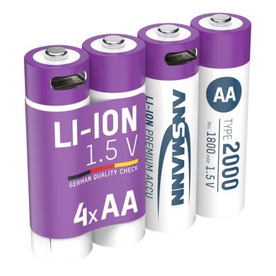 4. Ansmann 1312-0036 household battery Rechargeable AA battery Lithium-Ion (Li-Ion)