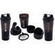 9. FITNESS SHAKER BOTTLE 500ML BLACK PURE 2 IMPROVE