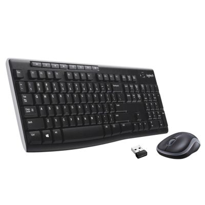 21. Logitech MK270 Membrane Keyboard 920-004508 (USB (2.4 GHz Radio); black)
