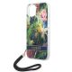5. Guess GUOHCP14MHFLSB iPhone 14 Plus 6.7 "blue / blue hardcase Flower Strap