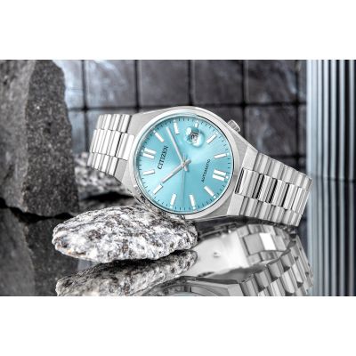 6. CITIZEN Tsuyosa Sapphire Mechanical Men's Watch NJ0151-88M + BOX