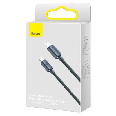 5. Baseus CAJY000701 USB-C - USB-C PD cable 100W 5A 480Mb/s 2m - black