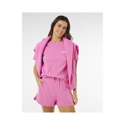 5. RIP CURL Surf Puff Party Pack Relaxed Pink Women's T-Shirt