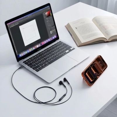 5. Tech-Protect Ultraboost Core G4 Mini Jack Wired Headphones - Black