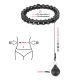 15. HMS HHW01 hula hoop with studs and weight, black