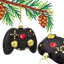 Glass Game Controller Christmas Ornament PAD MICA