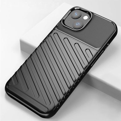 12. Thunder Case Flexible Tough Rugged Cover TPU Case for iPhone 13 mini black