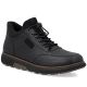 Men's leather ankle boots, warm and comfortable, black, Rieker B3356-00