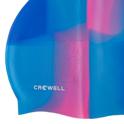 2. Crowell Multi-Flame-09 silicone swimming cap