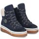 4. Rieker Y6347-14 Navy Blue Waterproof Leather Women's Ankle Boots