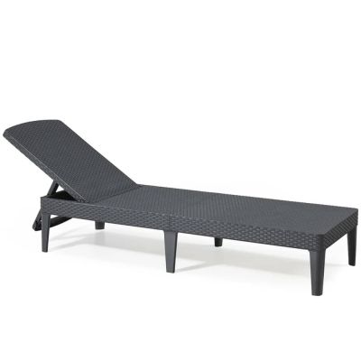 3. KETER Jaipur 235162 garden lounger (anthracite color)