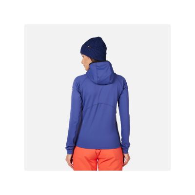 3. ROSSIGNOL Women's Sweatshirt W Mid Layer Thin Fz Blue