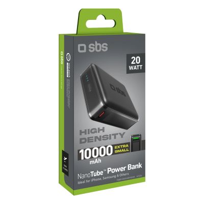 2. Powerbank SBS TEBB10000HDPD20K 10000 mAh with Power Delivery - black
