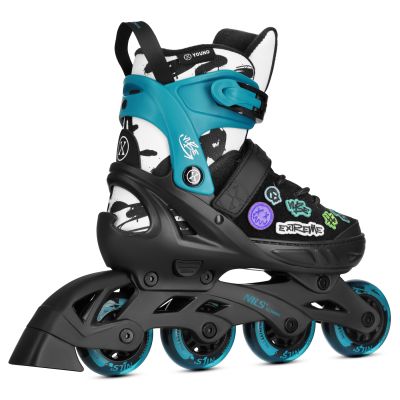 5. NA2053A VIBE TURQUOISE ROLLER SKATES SIZE XS(29-32) NILS EXTREME