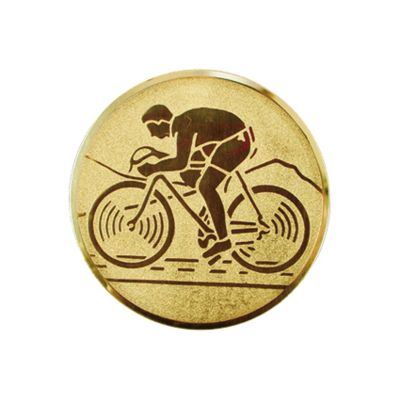 2. Aluminium sticker – cyclist