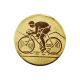 2. Aluminium sticker – cyclist
