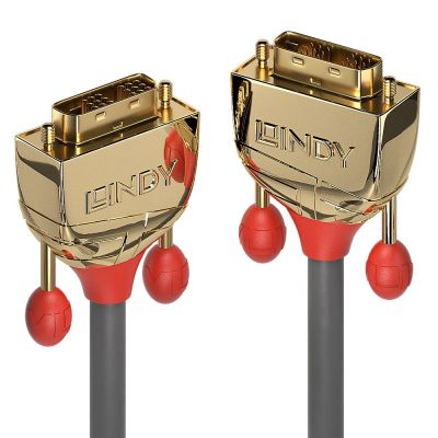 2. Lindy 36217 20 m DVI cable, DVI-D, Gold, Grey