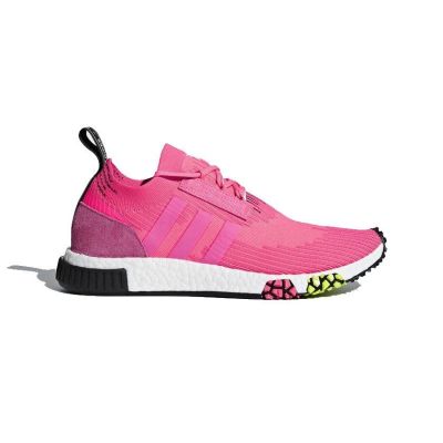 Adidas NMD Racer Primeknit Solar Pink Men's Sports Shoes - CQ2442