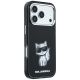 4. Karl Lagerfeld IML Choupette Body Sketch Print MagSafe Case for iPhone 17 Pro / 18 Pro - Black