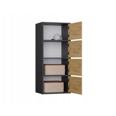 4. ALMA ANTHRACITE/ARTISAN CHEST OF DRAWERS