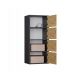 4. ALMA ANTHRACITE/ARTISAN CHEST OF DRAWERS