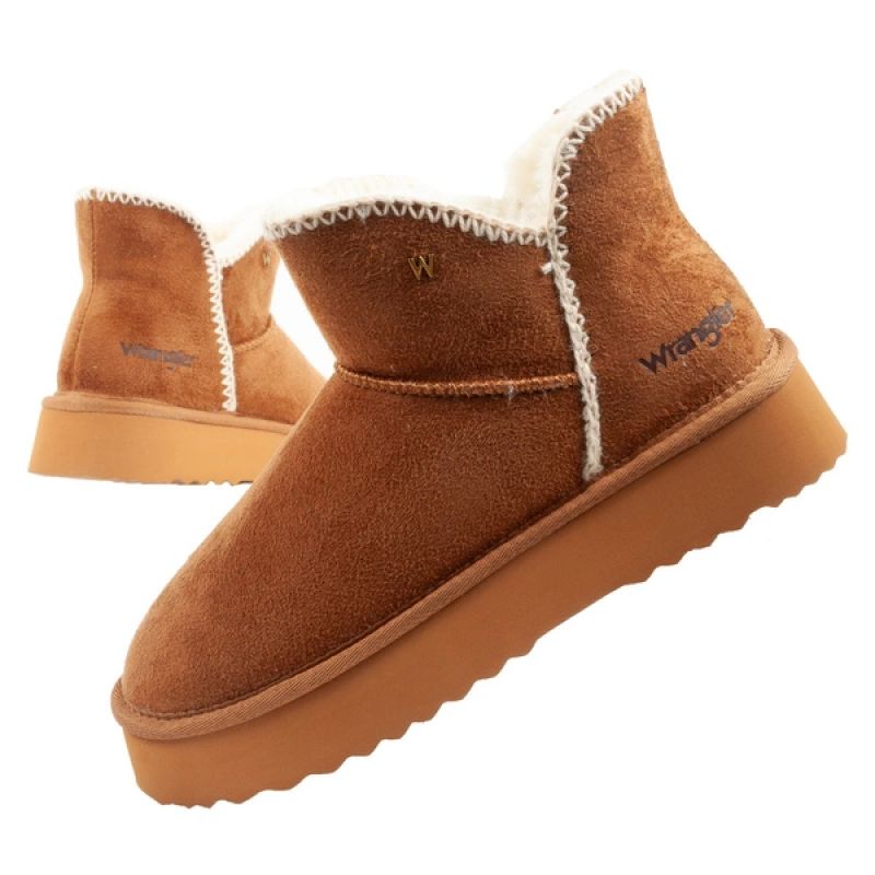 Wrangler Elsa winter boots ankle boots insulated comfortable fashionable brown