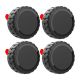 3. Wozinsky WAT-48-0Y2S Case for Apple AirTag, Screw-on, Waterproof, Self-Adhesive, 4 pcs. - Black