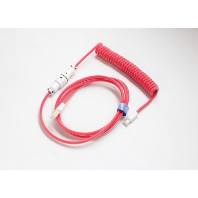 Ducky Premicord USB Cable 1.8m USB A USB C Pink