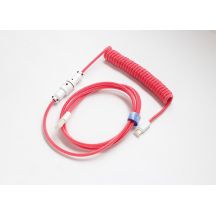 Ducky Premicord USB Cable 1.8m USB A USB C Pink