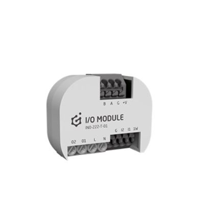 Grenton digital input module (2 inputs) and relay outputs (2 outputs) / supports 1-wire / flush-mounted / TF-Bus