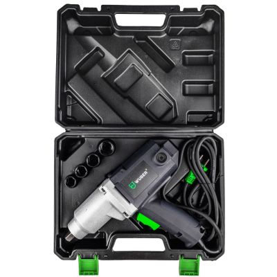 6. 800 Nm 1/2" Electric Impact Wrench for Wheels with Case W33250 WUBER