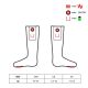 7. GLOVII HEATED SLIPPERS WITH SOCKS, SIZE 40-44, NORWEGIAN PATTERN, BATTERIES AND CHARGING CABLE INCLUDED, GQ5L